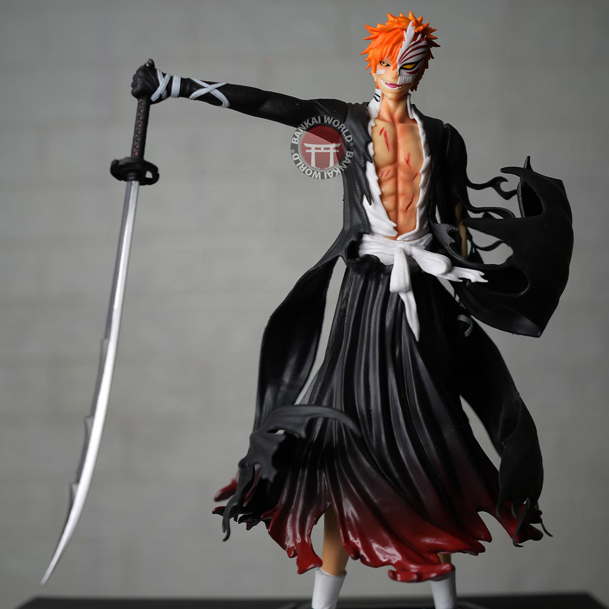 Ichigo In Half Hollow Mask Action Figure