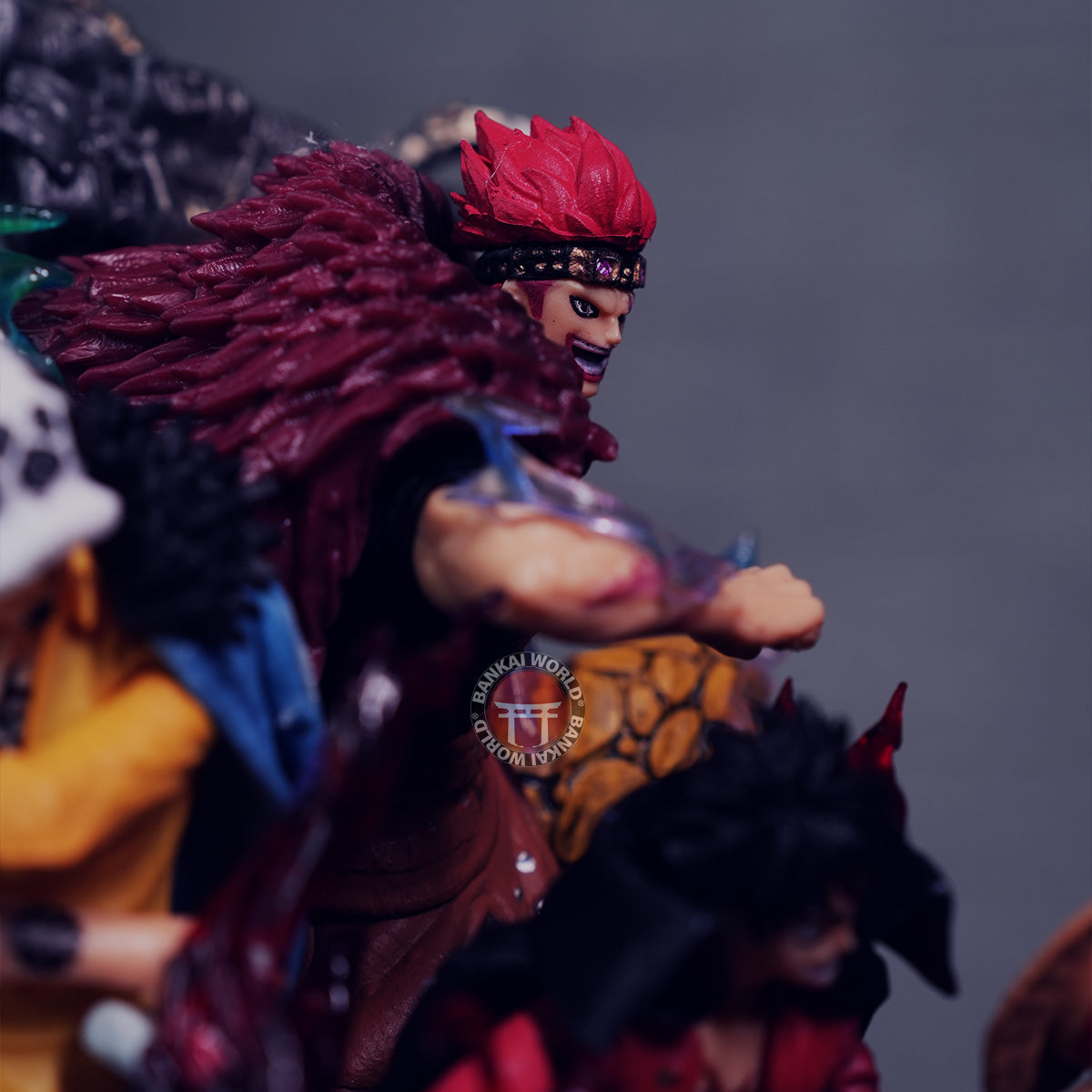 Worst Generation Luffy, Law And Kid On Onigashima Action Figure