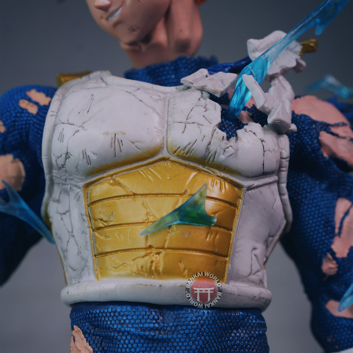 Battle Damaged Vegeta Figure