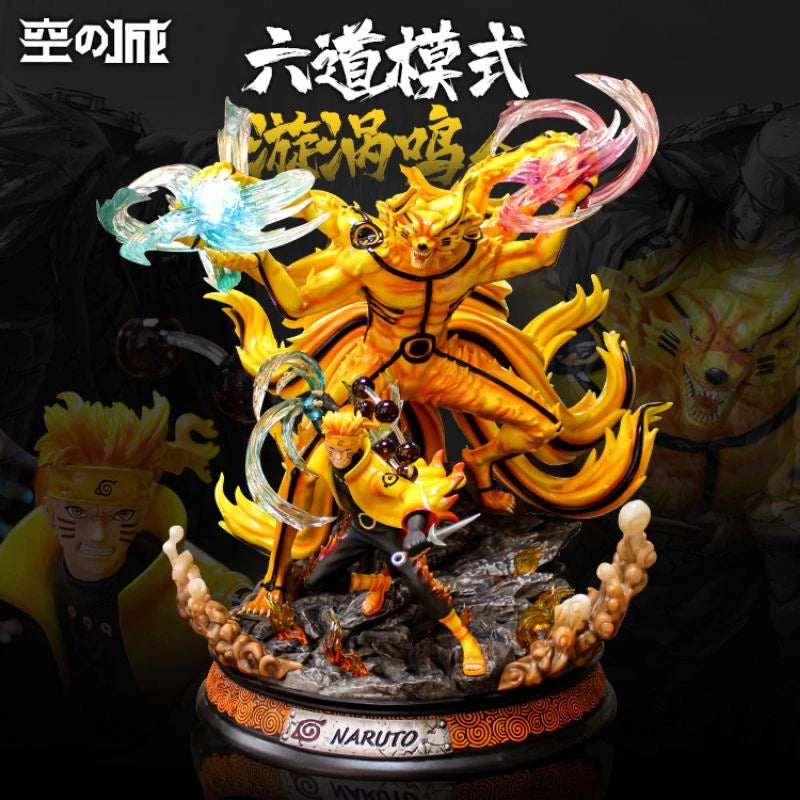 Naruto Six Paths Sage Mode with Kurama Beast Bomb Action Figure