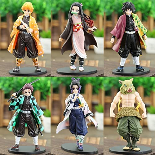 DEMON SLAYER SET OF 6 FIGURE - Bankai World