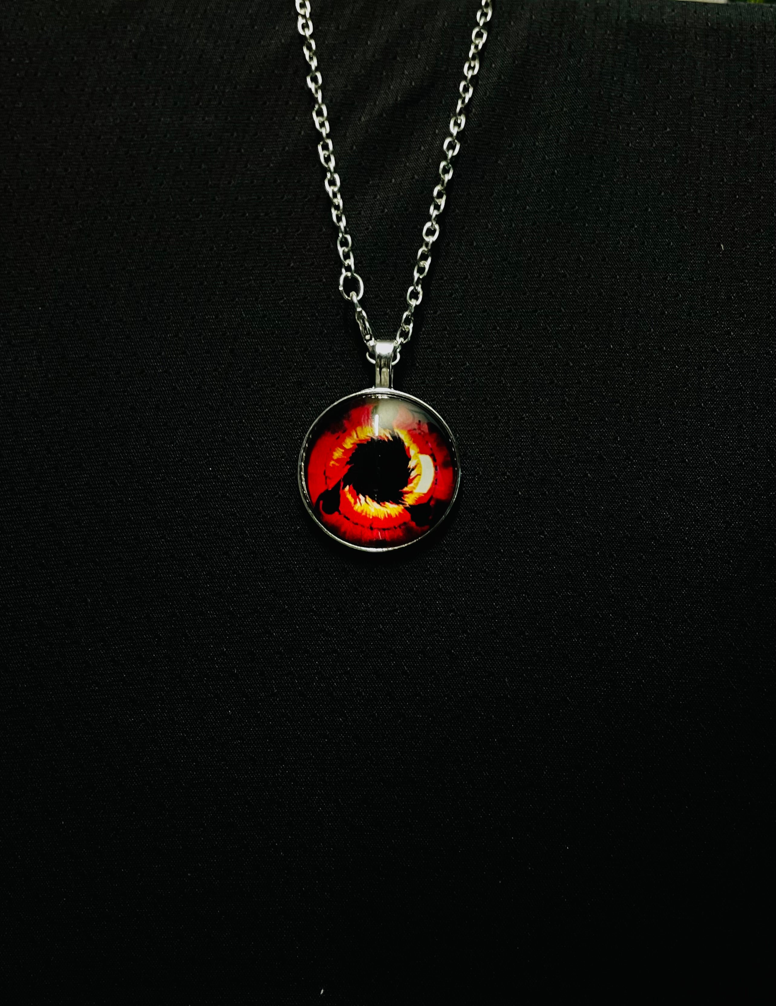 Sasuke Uchiha Flaming Sharingan Pendant