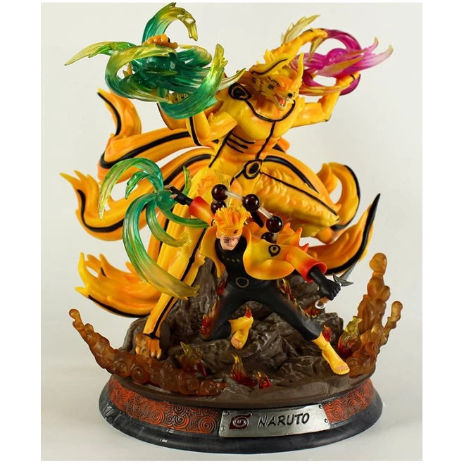 Naruto Six Paths Sage Mode with Kurama Beast Bomb Action Figure