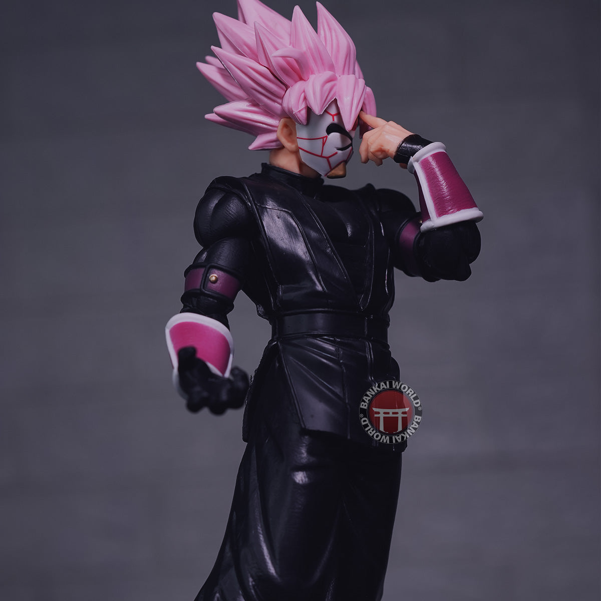 Black Goku With Mask Action Figure