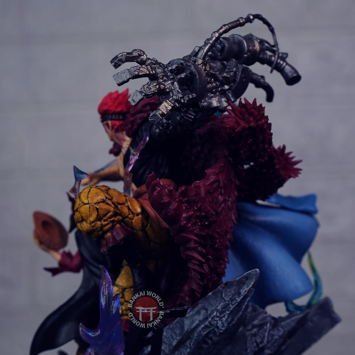 Worst Generation Luffy, Law And Kid On Onigashima Action Figure