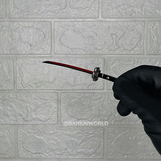Katana Keychain- Black T