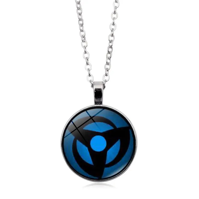 Kakashi/Obito's Mangekyou Sharingan Pendant (Blue Alternate)