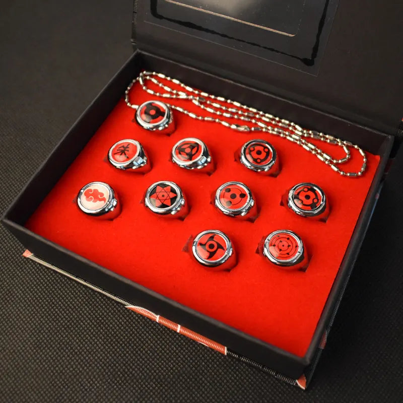 Sharingan rings set of 10 - Bankai World