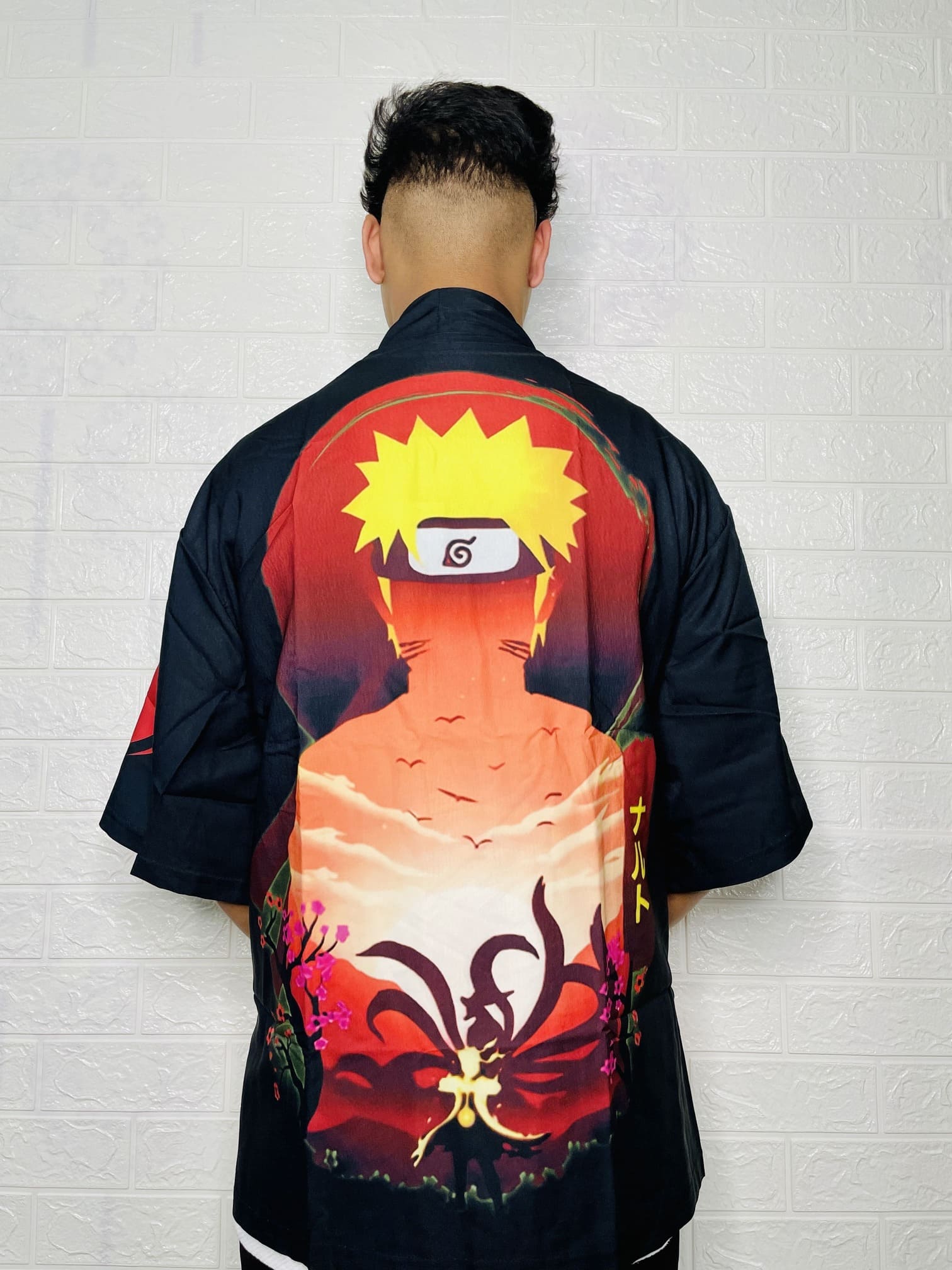 Naruto Nine-Tail Sage Mode Kimono