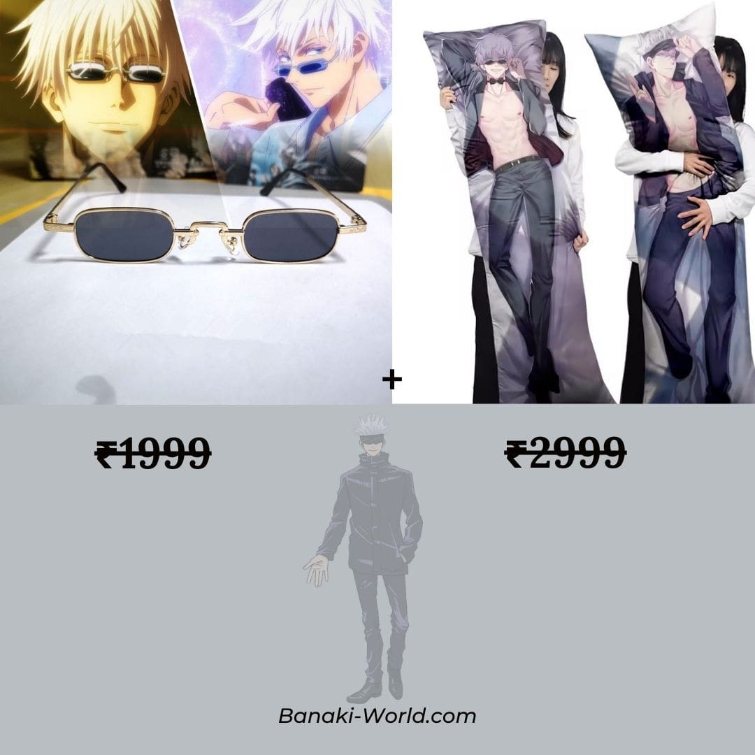 Satoru Gojo Shades + Pillow Cover Combo